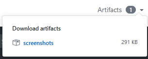 Artifacts Screenshot